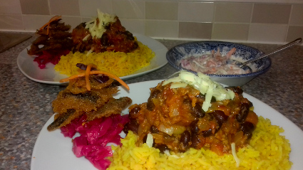 Chilli Con Carne and Chiles Rellenos