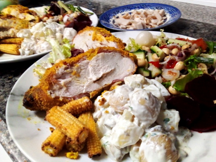 Air Fryer Chicken and Bacon Kiev recipe