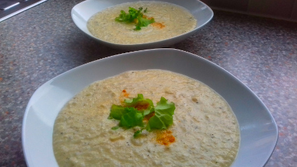 Cauliflower & Chicken Soup