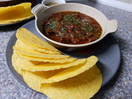Chimichurri Beef Casserole recipe, eat well on universal credit