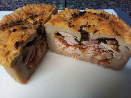 Christmas Pie recipe, eat well on universal credit