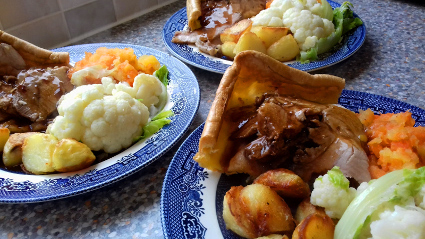 Herb and Chive Flower Pork Shoulder