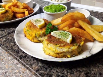 Pouting Fishcakes recipe, eat well on universal credit