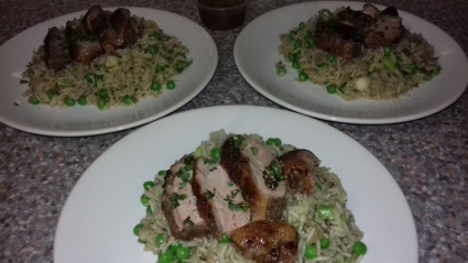 Fragrant Duck Breasts with Pilau Rice