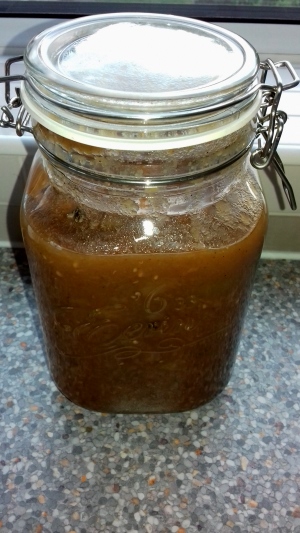 Green Tomato and Apple Chutney