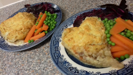 Heart shaped Cottage Pies