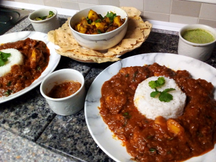 Karahi recipe, eat well on universal credit