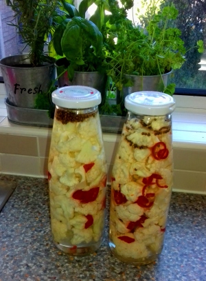 Lacto-Fermented Cauliflower recipe