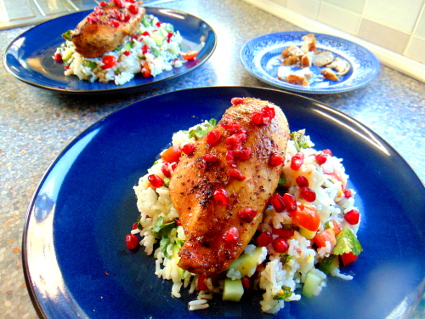Lime & Pomegranate Chicken Breasts recipe