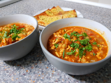 Slow Cooker Moroccan Turkey & Chickpea Stew recipe, eat well on universal credit