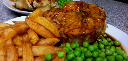 Pie, Chip & Peas recipe