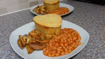 Pulled Pork, Leek and two Cheese Pie