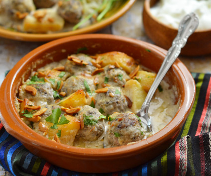 Kofta bi Tahini recipe, eat well on universal credit