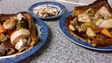 Tray baked Vegetables and Chicken