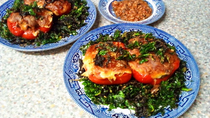 Fusion Turkey stuffed Peppers