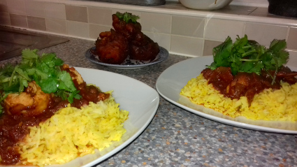Chicken Vindaloo for Valentines Day