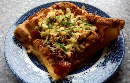 Bacon & Cheese Yorkshire Pudding Slice recipe
